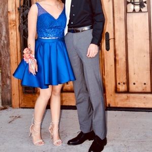 Royal Blue Homecoming Dress